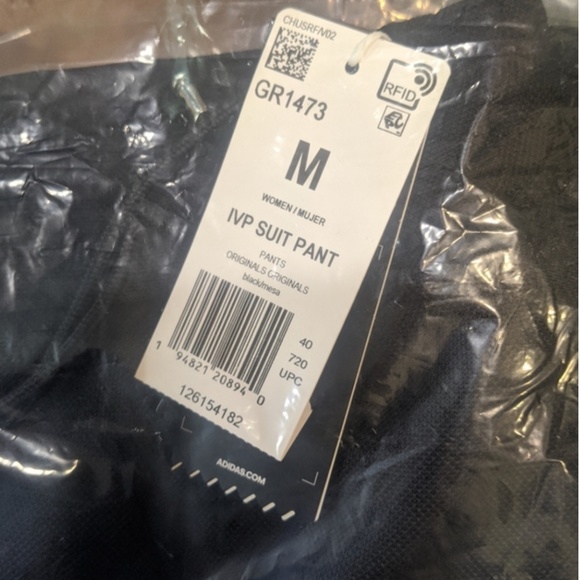 *NWT Adidas x Ivy Park Black Drop SUIT PANTS - Picture 6 of 9
